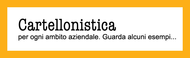 cartellonistica